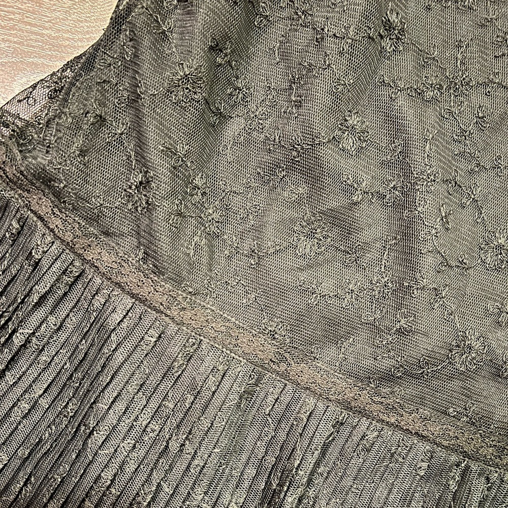🚫SOLD🚫 Vintage Betsey Johnson Mesh & Lace Floral Dress - Picture 3 of 6